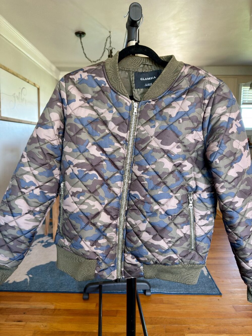 Army Green Jacket - Glamsia